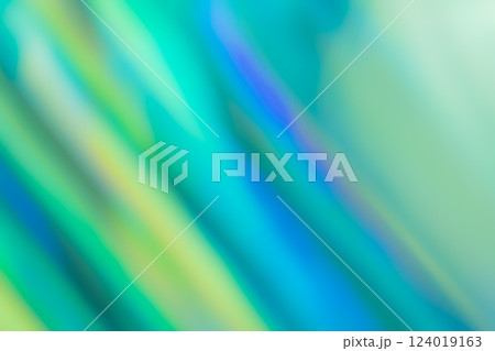 グリーンカラーで動きのあるイメージ　(写真素材) 124019163