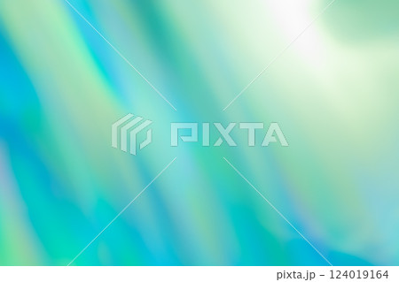 グリーンカラーで動きのあるイメージ　(写真素材) 124019164