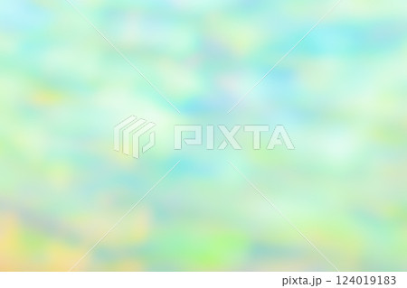 グリーンカラーで動きのあるイメージ　(写真素材) 124019183