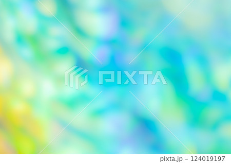 グリーンカラーで動きのあるイメージ　(写真素材) 124019197