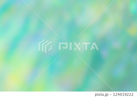 グリーンカラーで動きのあるイメージ　(写真素材) 124019222