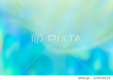 グリーンカラーで動きのあるイメージ　(写真素材) 124019229