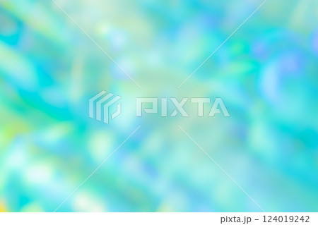 グリーンカラーで動きのあるイメージ　(写真素材) 124019242