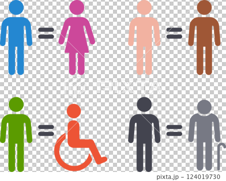 Equality symbols set 124019730