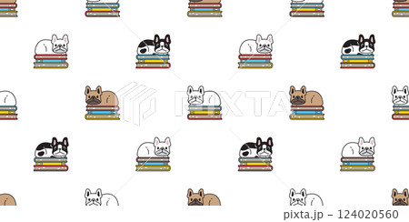 dog seamless pattern french bulldog sleeping book puppy cartoon doodle pet gift wrapping paper tile background repeat wallpaper illustration dog seamless pattern french bulldog sleeping book puppy cartoon doodle pet gift wrapping paper tile background repeat wallpaper illustration 124020560