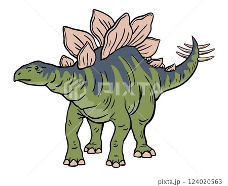 Stegosaurus of the Jurassic period Stegosaurus of the Jurassic period 124020563