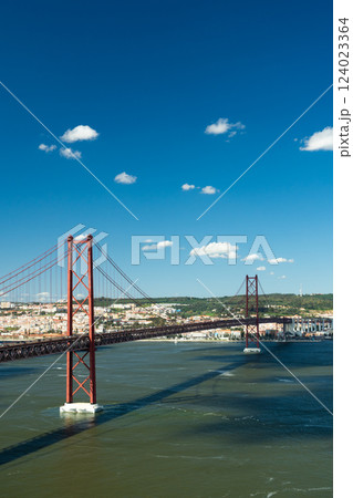Ponte 25 de Abril Suspension Bridge. 25th of April Bridge. Portugal 124023364
