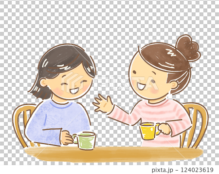 おしゃべり　ティータイム 124023619