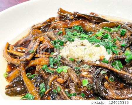 中国上海料理 响油鳝丝(タウナギの醤油煮込み) 中国上海料理 响油鳝丝(タウナギの醤油煮込み) 124025556