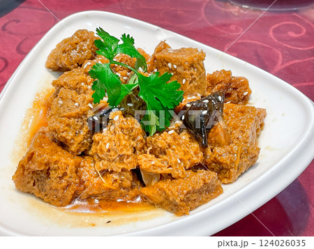 中国上海料理の前菜 四喜烤麸 中国上海料理の前菜 四喜烤麸 124026035