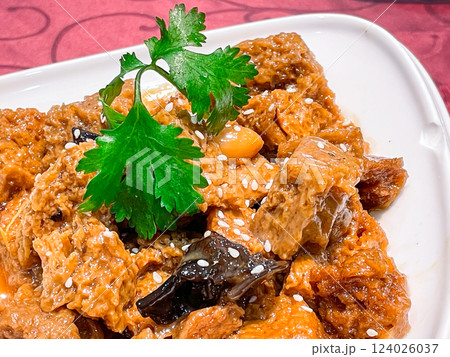 中国上海料理の前菜 四喜烤麸 中国上海料理の前菜 四喜烤麸 124026037