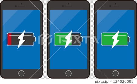 Smartphone charging screen 3-piece set (black) Smartphone charging screen 3-piece set (black) 124026099