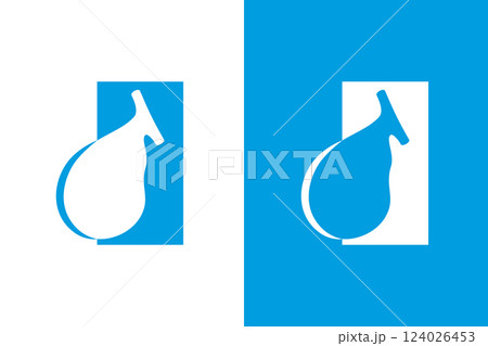 Vector gallbladder logo. Gallbladder day logotype design template. 124026453