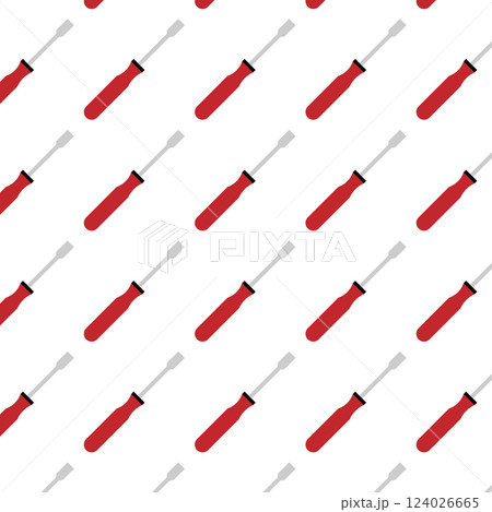 Seamless Pencil Pattern. School and Office Supplies Design Seamless Pencil Pattern. School and Office Supplies Design 124026665