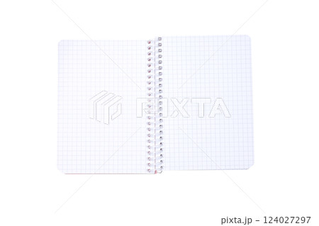 PNG,Open notebook, isolated on white background 124027297