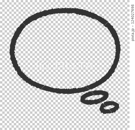 橢圓形的對話框,看起來像是用蠟筆畫的 橢圓形的對話框,看起來像是用蠟筆畫的 124027698