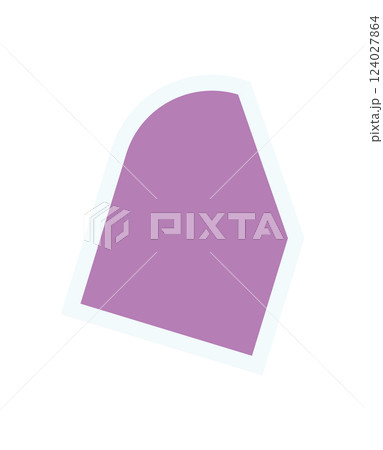 Bold brutalist abstract shape sticker. Modern icon with a unique form. Geometric element, flat design, y2k aesthetic, perfect for contemporary art projects and trendy graphics. Bold brutalist abstract shape sticker. Modern icon with a unique form. Geometric element, flat design, y2k aesthetic, perfect for contemporary art projects and trendy graphics. 124027864