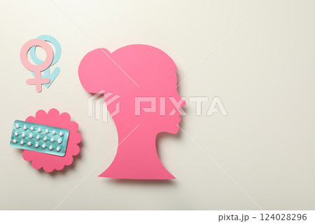 Ovulation, concept of healthcare, medicine and ovulation Ovulation, concept of healthcare, medicine and ovulation 124028296