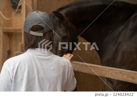 involved with horses involved with horses 124028422