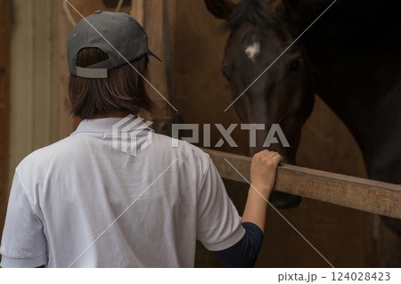involved with horses involved with horses 124028423
