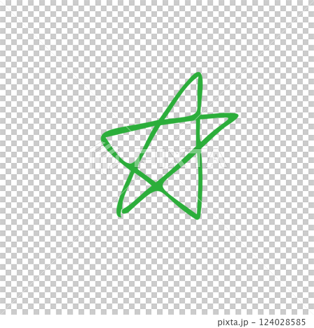Hand-drawn color illustration of stars - Decoration only Hand-drawn color illustration of stars - Decoration only 124028585