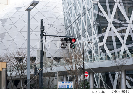 西新宿の高層ビルの風景 124029047