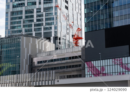 渋谷サクラステージ周辺の高層ビルの風景 渋谷サクラステージ周辺の高層ビルの風景 124029090