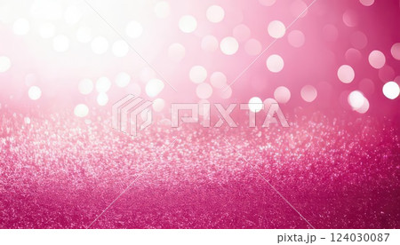 《AI画像》ピンクのキラキラ背景素材 《AI画像》ピンクのキラキラ背景素材 124030087