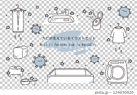 黴菌生長插圖集 124030920