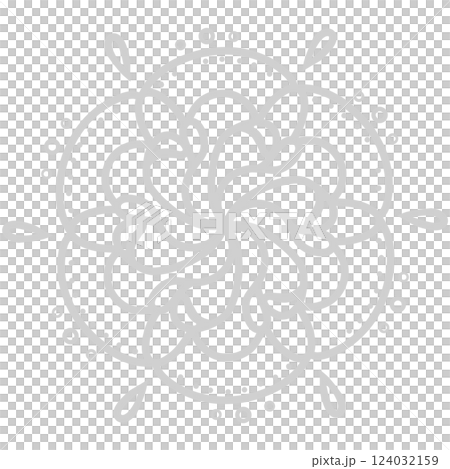 Grey rose-patterned lace Grey rose-patterned lace 124032159