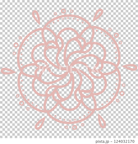 Pink rose-like lace Pink rose-like lace 124032170