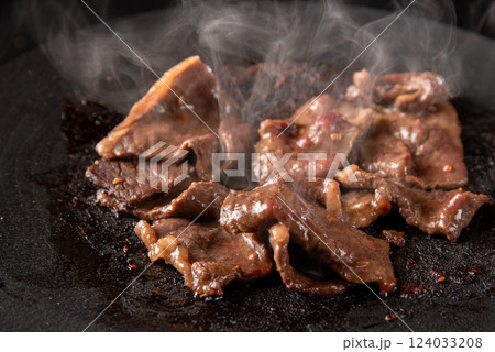 鹿肉 ジビエ 焼肉 煙 鹿肉 ジビエ 焼肉 煙 124033208