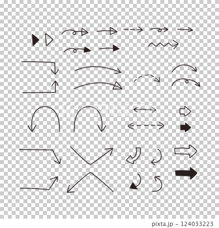 Simple arrow material set Simple arrow material set 124033223