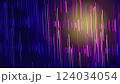 Technology Violet Background Design With Yellow Tones. Digital Presentation Backdrop 124034054