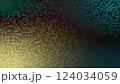 Dark Yellow Tech Background. Digital Design Print For Presentation 124034059