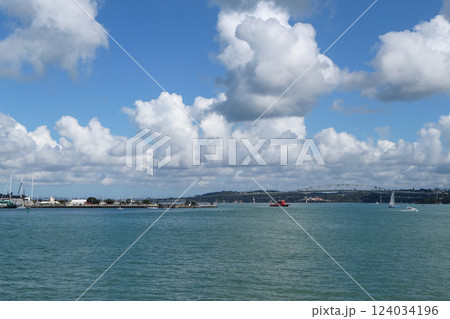 オークランド港の風景 124034196