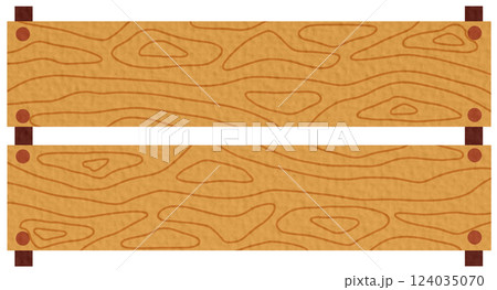 Wooden box. Box for storage fruit and vegetables. Vector illustration container for transportation of food on a white background.	 124035070