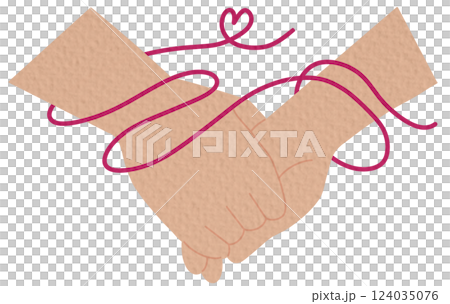 vector, heart, ribbon 124035076