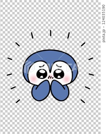 眼睛閃閃發光的企鵝 眼睛閃閃發光的企鵝 124035190