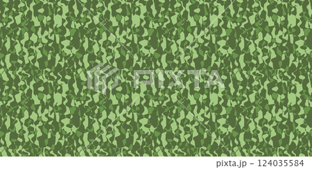 迷彩パターン-シームレス 124035584