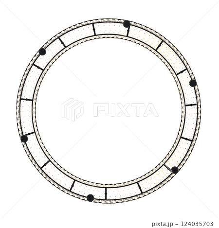 crystal chandelier for the interior isolated on transparent background, home lighting, 3D illustration, cg render 124035703