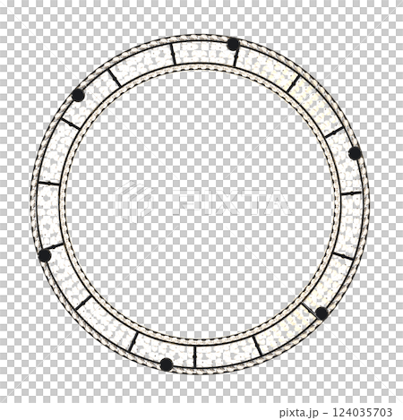 crystal chandelier for the interior isolated on transparent background, home lighting, 3D illustration, cg render 124035703