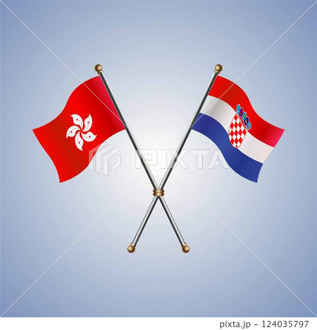 Hong Kong and Croatia flags relations Hong Kong and Croatia flags relations 124035797