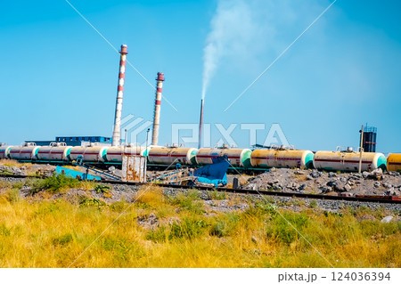 thermal power plant, cooling tower thermal power plant, cooling tower 124036394