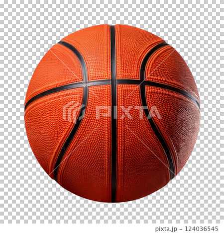 Classic Orange Basketball with Black Ribbing 124036545