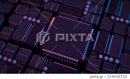 The Mother Board for Technology concept 3d Rendering. The Mother Board for Technology concept 3d Rendering. 124038710