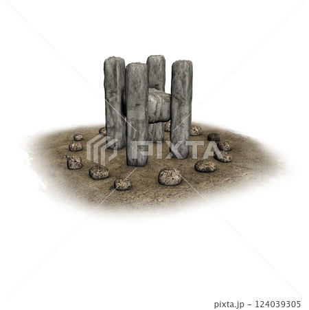 altar monument, 3d visualization, illustration 124039305