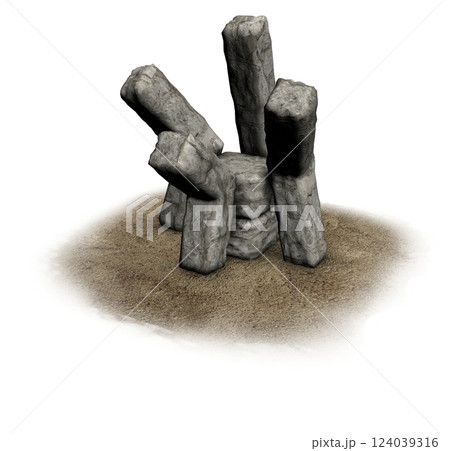 altar monument, 3d visualization, illustration 124039316