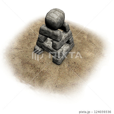 altar monument, 3d visualization, illustration altar monument, 3d visualization, illustration 124039336
