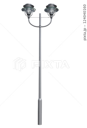 Street lamppost, isolated over white Street lamppost, isolated over white 124040160